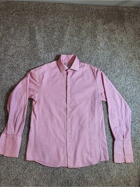 Thomas Pink Pink Micro-Check Dress Shirt